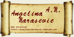 Angelina Marašević vizit kartica
